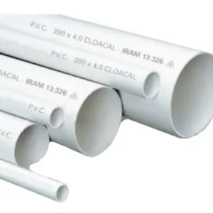 CAÑO PVC REFORZADO X 4 MTS