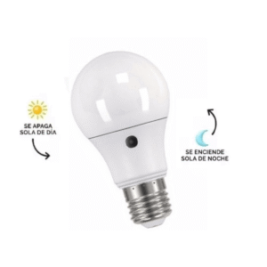 LAMPARA LED CON FOTOCELULA
